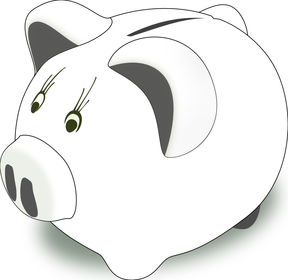 999x969 Piggy Bank Clip Art Clipart 3