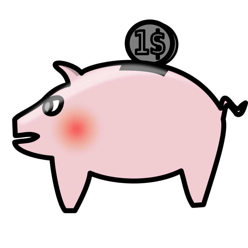 800x800 Piggy Bank Free Money Clipart Org
