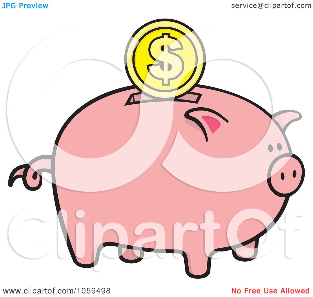 1080x1024 Royalty Free Vector Cliprt Illustration Of Dollar Coin Over