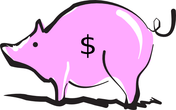 600x374 Free Piggy Bank Clipart