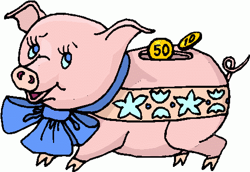 490x337 Piggy Bank Clip Art