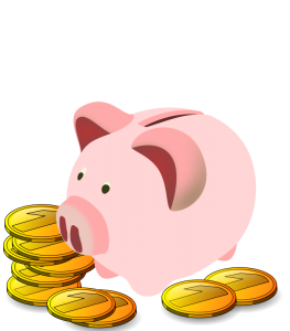 263x300 Piggy Bank Clipart Free Clipart Panda