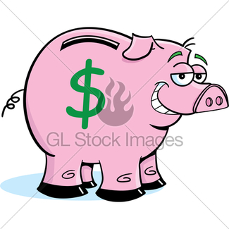 325x325 Piggy Bank Gl Stock Images