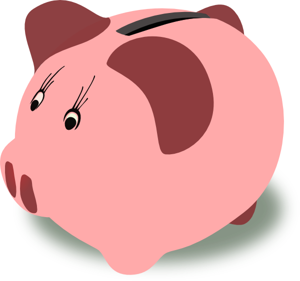 600x563 Piggy Bank Clip Art