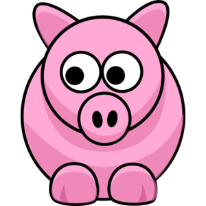 300x300 Piggy Clipart