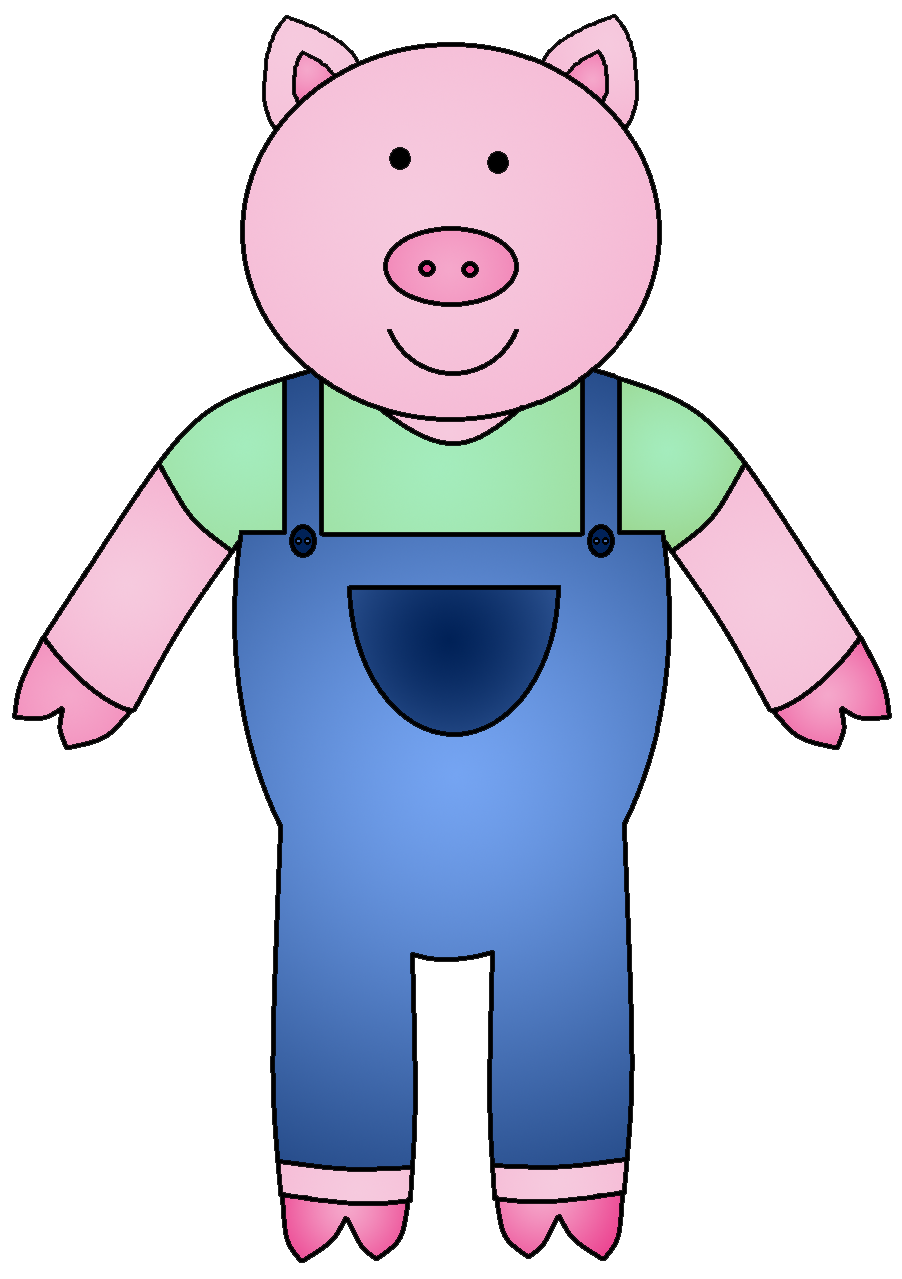 902x1279 The Three Little Pigs Clipart Clipartmonk