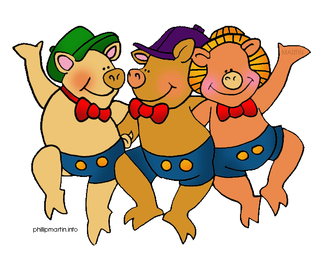 648x509 Three Little Pigs Clip Art Clipart Panda