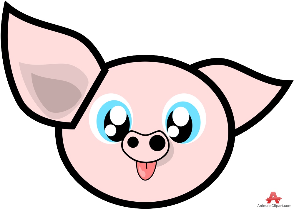 999x712 Pig Clip Art Outline Free Clipart Images