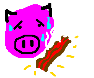 300x250 Crying Pigs Eating Bacon