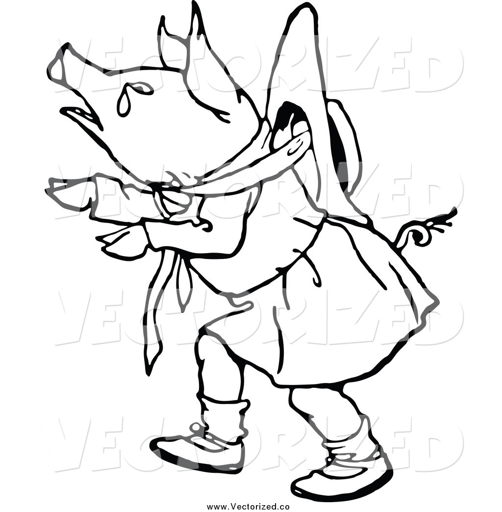 1024x1044 Royalty Free Stock Vector Designs Of Pigs