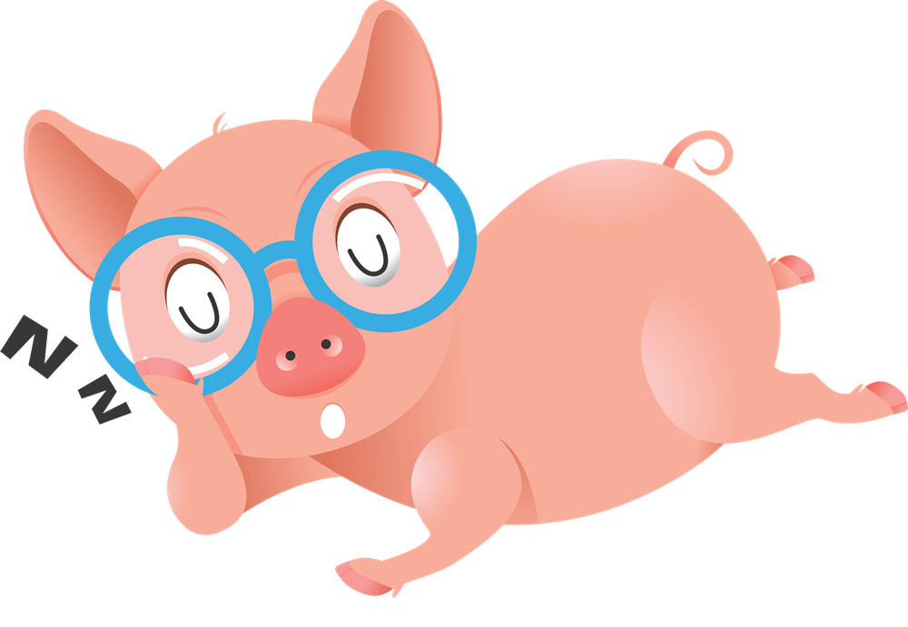 1000x691 Funny Pig Clipart