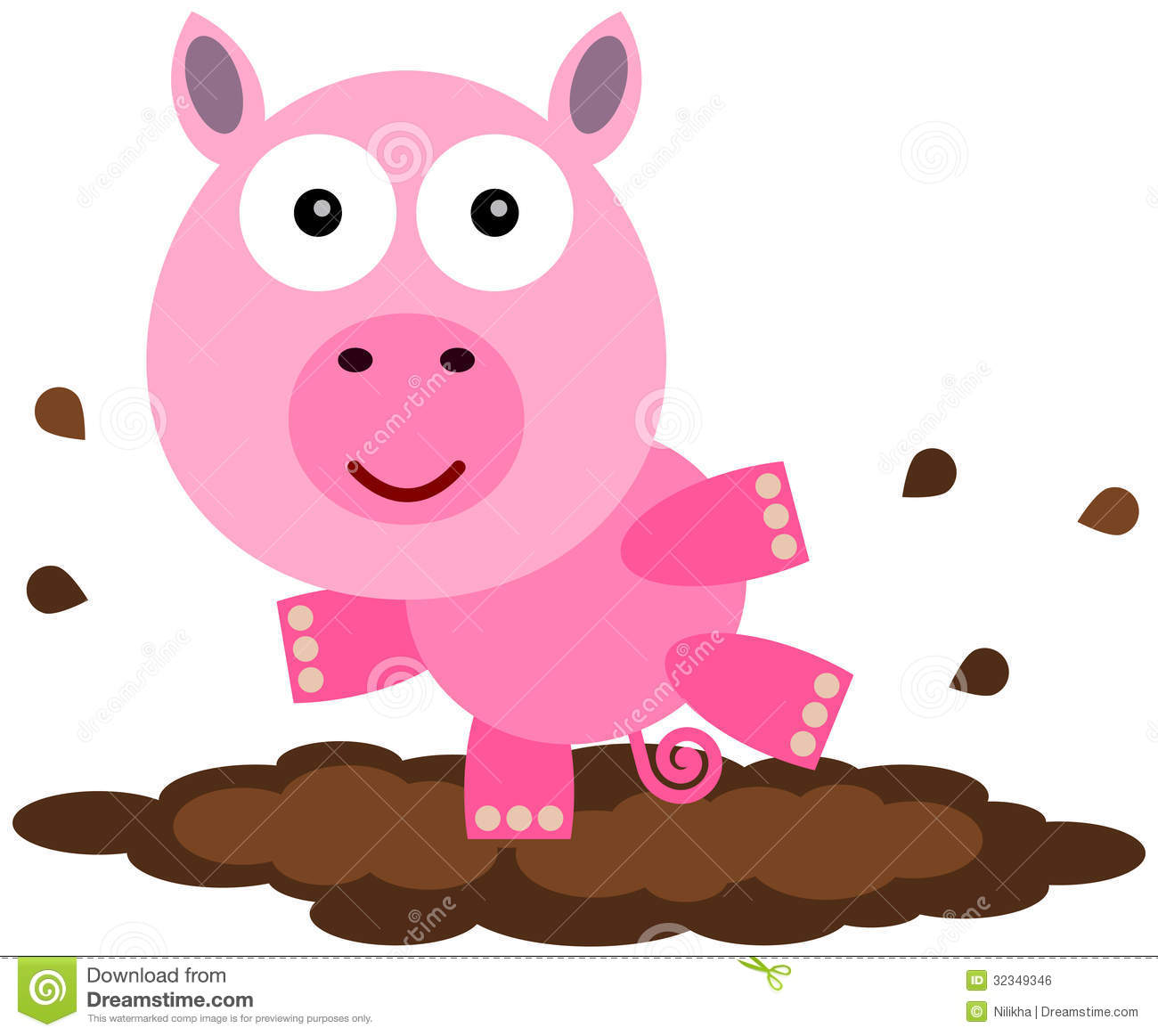 1300x1163 Mud Clipart Pig