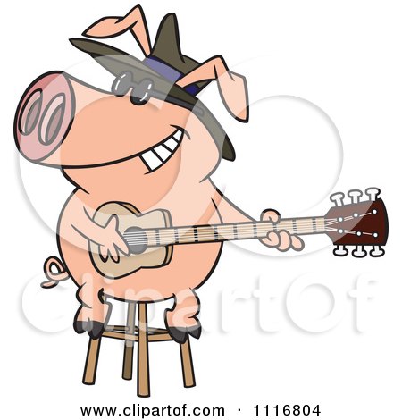 450x470 Royalty Free (Rf) Clip Art Illustration Of A Cartoon Happy Pig