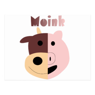 324x324 Cartoon Pig Postcards Zazzle