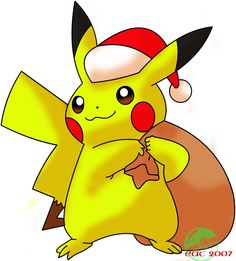 236x261 Pokemon Christmas Clipart