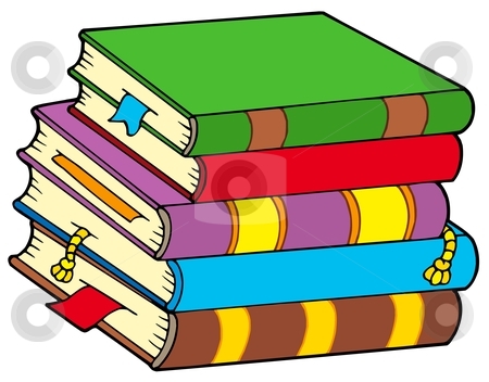 450x352 Book Clipart Piled