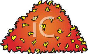 300x185 Pile Of Fall Leaves Clip Art Image