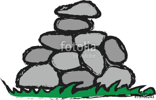 500x321 Cartoon Pile Stones Stock Photo And Royalty Free Images
