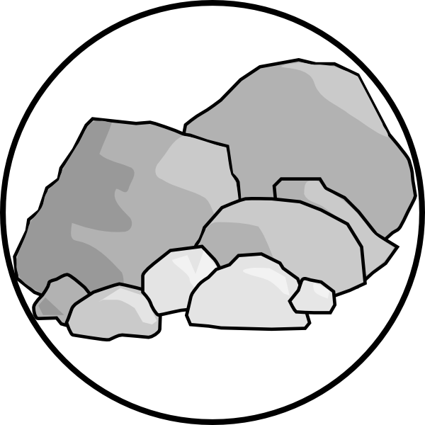 600x600 Boulders Clipart
