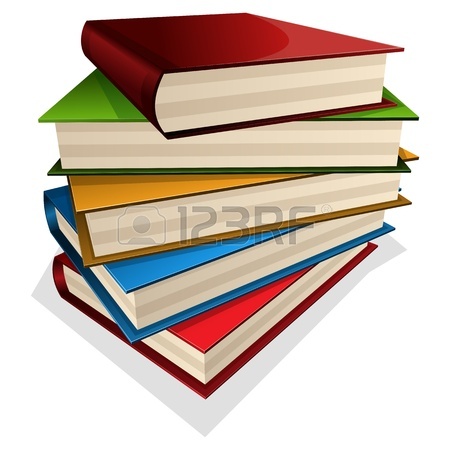 450x450 Illustration Pile Of Books Isolated On White Royalty Free Cliparts