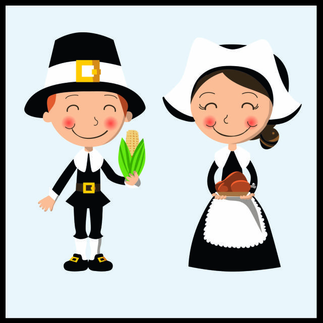 640x640 Pilgrim Clipart