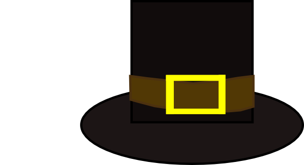 600x325 Pilgrim Hat Clipart