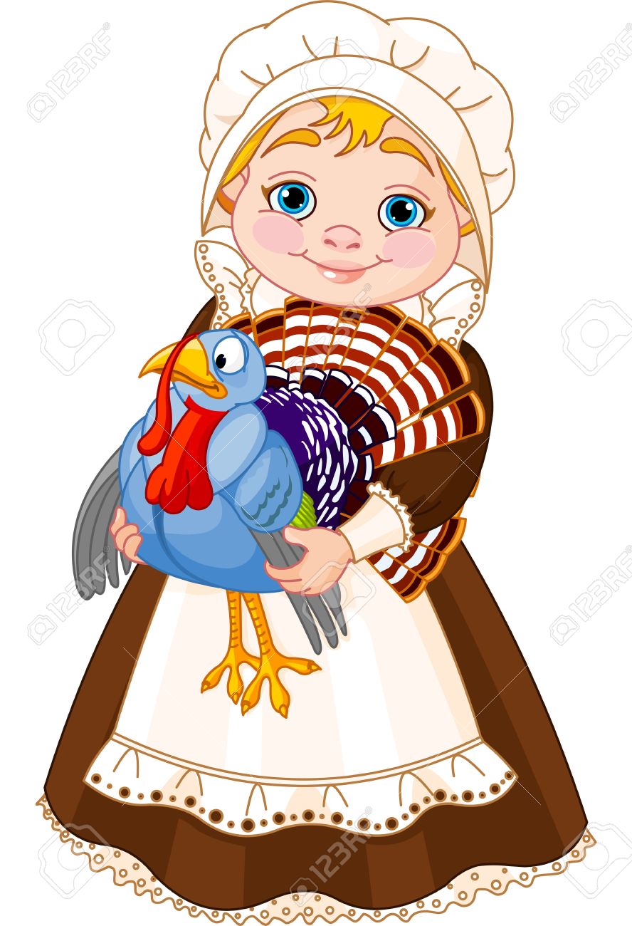 888x1300 Pilgrim Clipart Cute