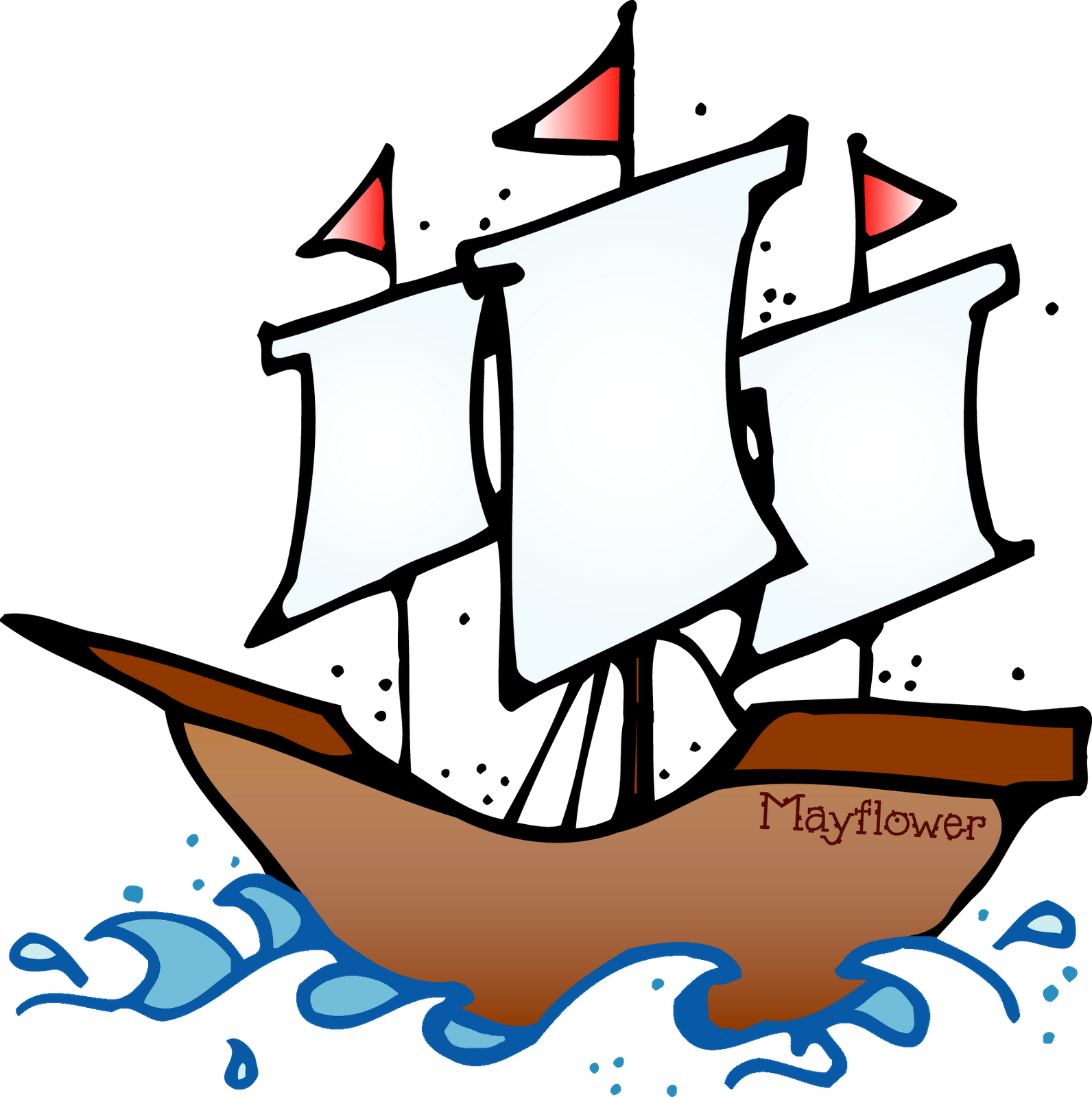 1592x1600 Boat Clipart Mayflower 2542930