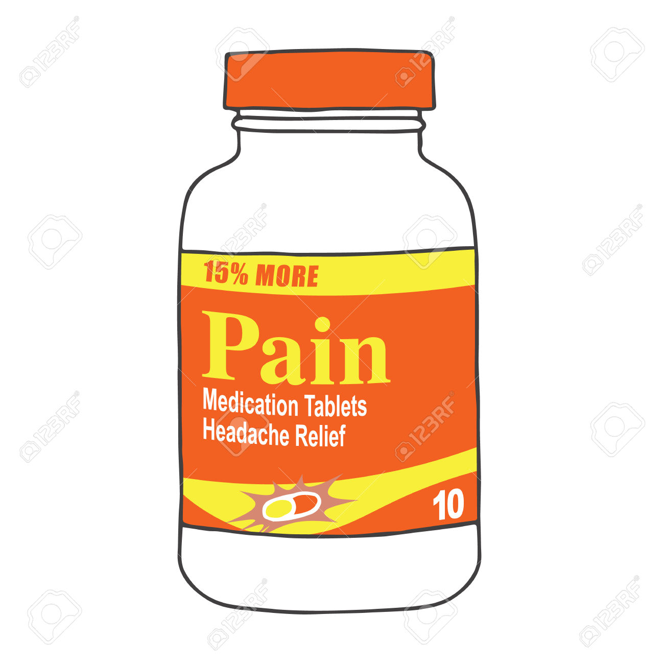1300x1300 Pills Clipart Pain Relief