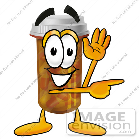 450x450 Clip Art Graphic Of A Medication Prescription Pill Bottle Cartoon