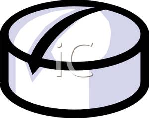 300x237 Art Image A Large Round White Pill