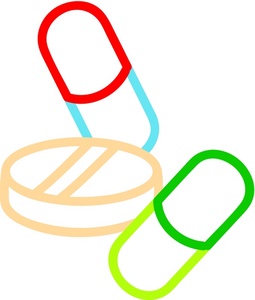 255x300 Pills Clipart Image