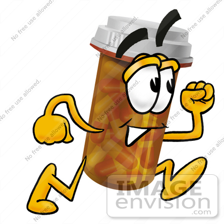 450x450 Clip Art Graphic Of A Medication Prescription Pill Bottle Cartoon
