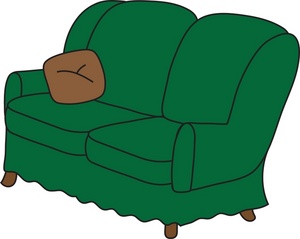 300x239 Love Seat Clipart Image
