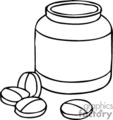113x120 Pill Clip Art Image