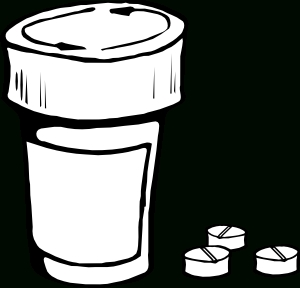 300x288 Pills Clipart Black And White Letters Example