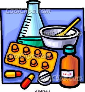 282x308 Prescription Medicine With Pills Clip Art