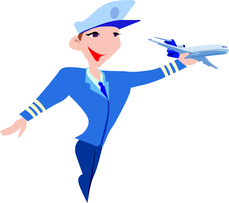 734x650 Free Cartoon Pilot Holding A Toy Airplane Clip Art Image From Free