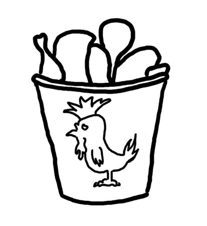 413x450 Chicken Wing Clip Art