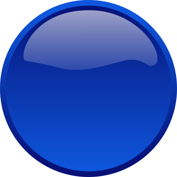 600x600 Button Rounded Blue Png, Svg Clip Art For Web
