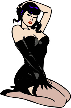 243x368 Pin Up Girl Clipart Many Interesting Cliparts