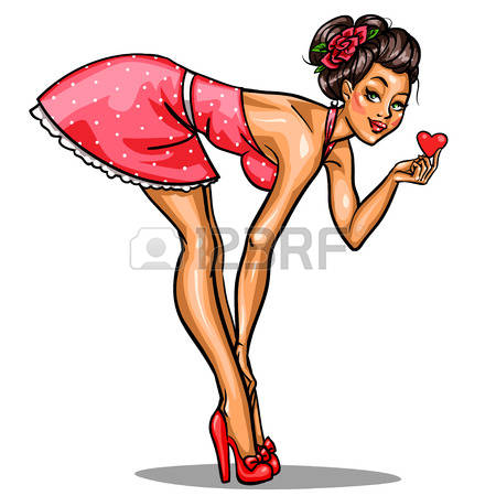 450x450 Pin Up Clipart Red
