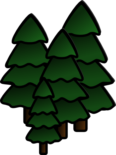 444x593 Trees Clip Art