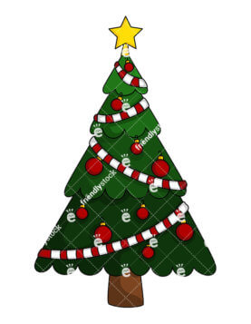 277x357 Christmas Tree Garland Clipart. Full Size Of Christmas Christmas