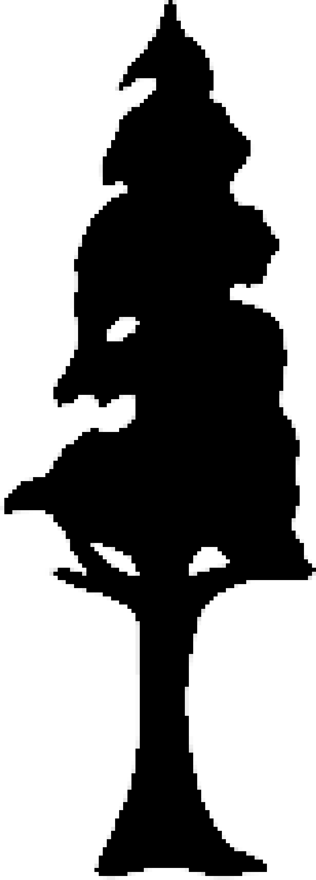 1024x2846 Forest Clipart Pine Tree Outline