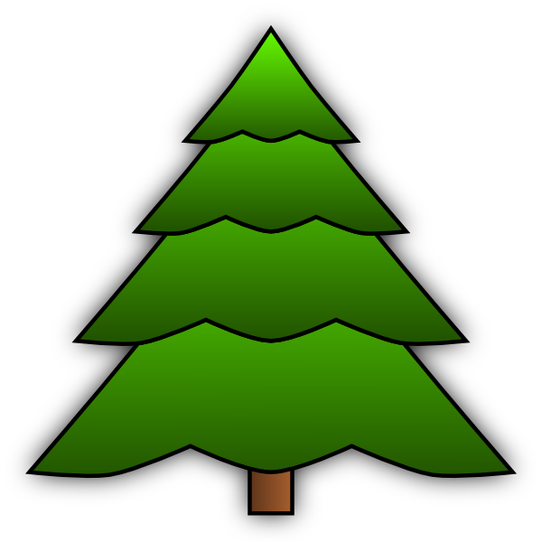 600x600 Simple Tree Clip Art