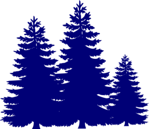 299x258 Pine Trees Clip Art
