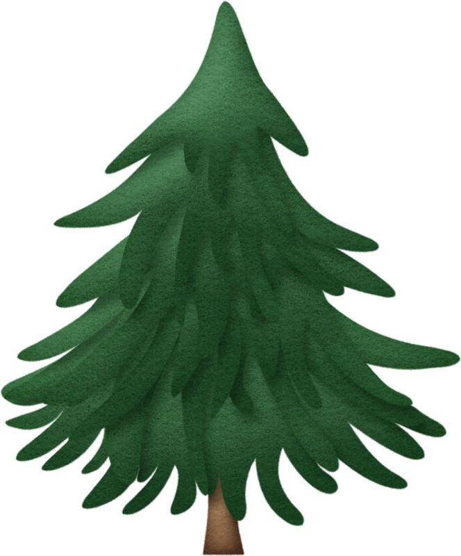 664x800 Christmas Tree Clipart Leaves