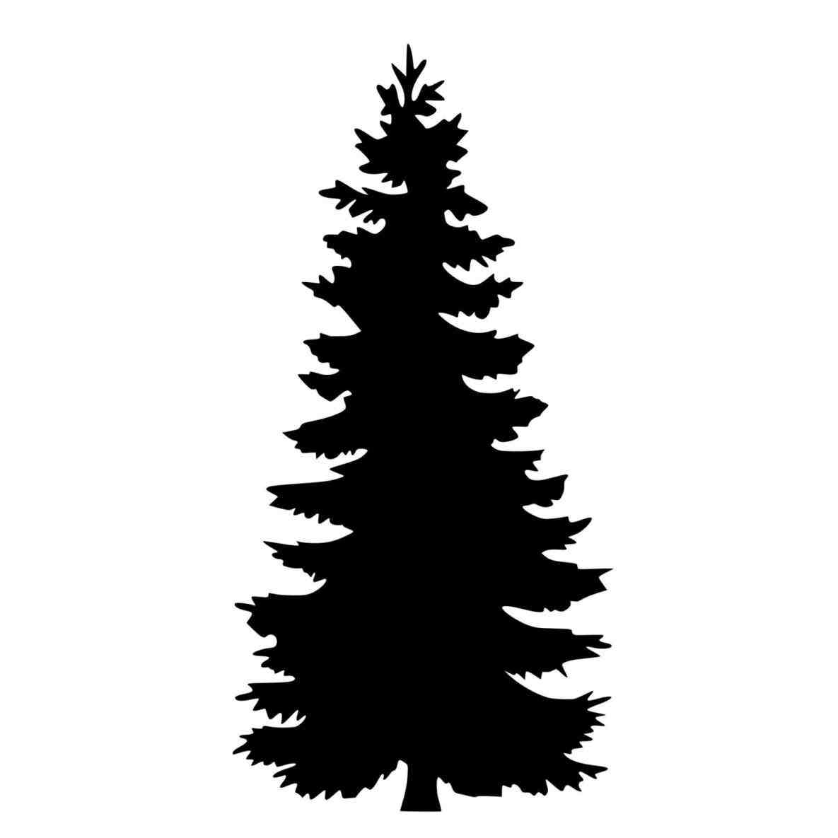 1185x1185 Pine Tree Silhouette Clip Art