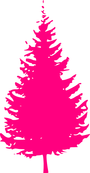 312x598 Pink Tree Clip Art